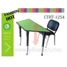 escritorio de pie mesa edificante robusto y asequible laminado marco blanco de siliver